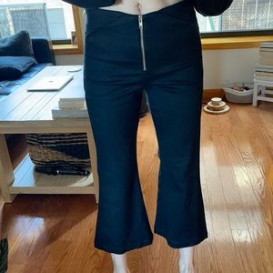 Reformation Zip Front Crop Pants